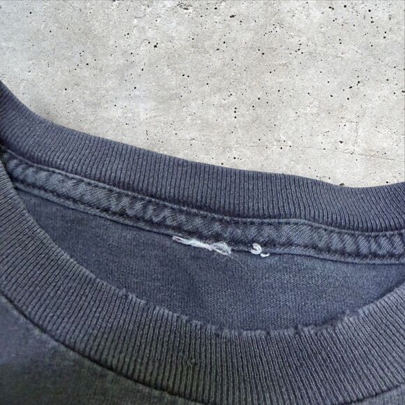 Vintage Orange County Choppers New York Eagle Biker T-Shirt Black Distressed - Picture 11 of 12